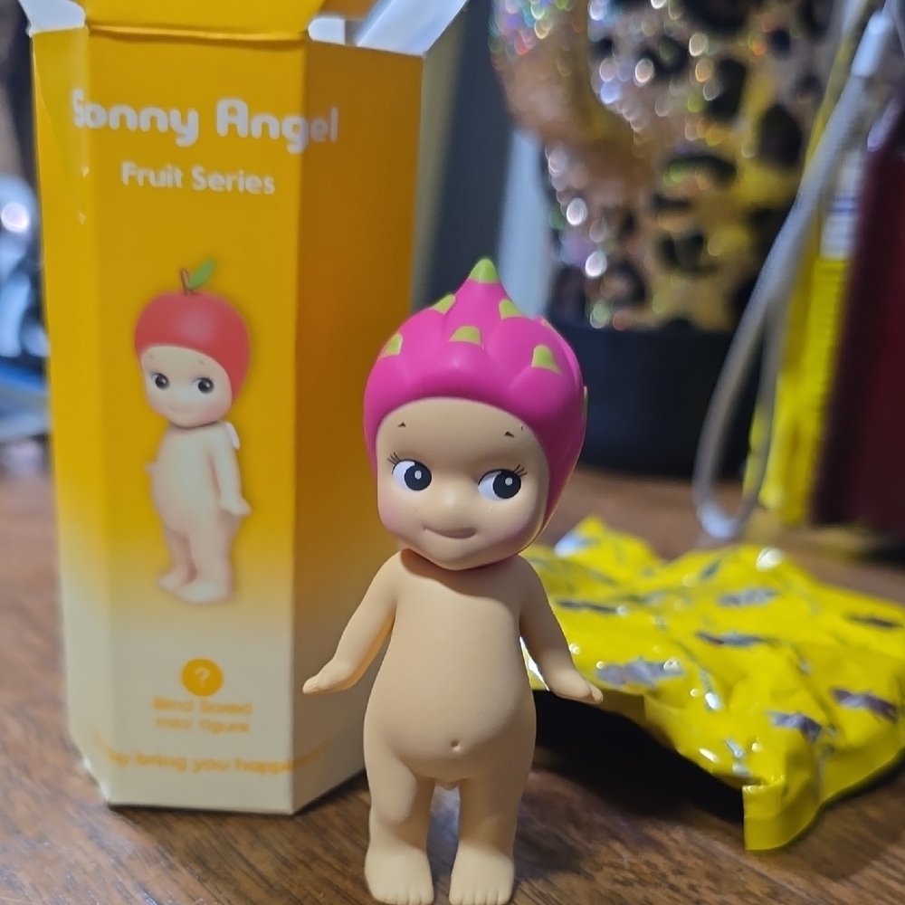 Sonny Angel Fruit Series Pink Dragon Fruit Baby Doll 100% authentic